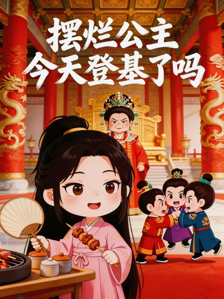 好看漫剧摆烂公主今天登基了吗作品封面