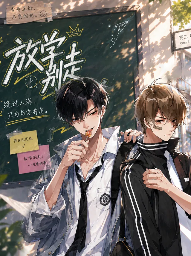 放学别走漫画封面图片