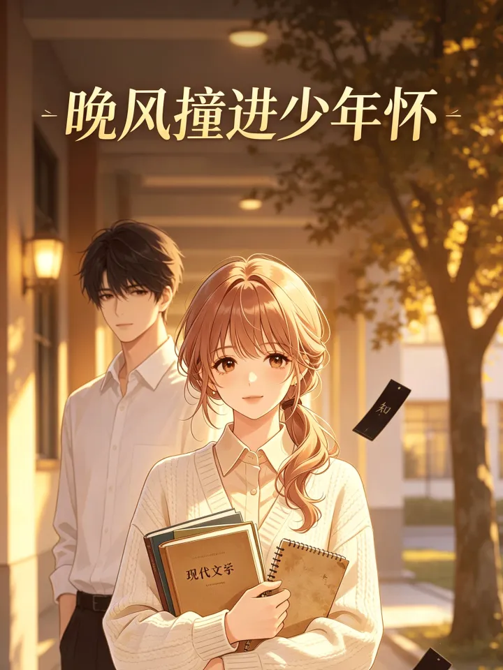 好看漫画晚风撞进少年怀作品封面