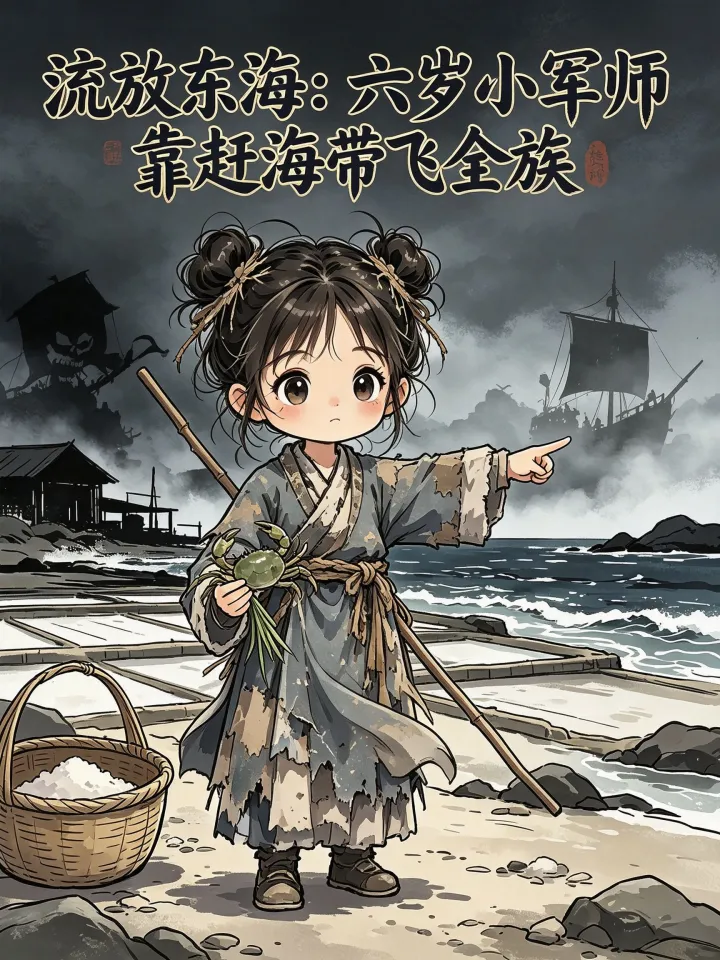 好看漫画流放东海：六岁小军师靠赶海带飞全族作品封面