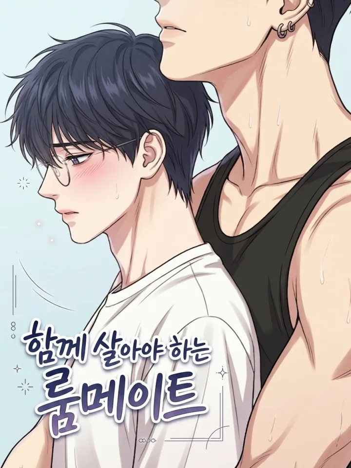 不得不做的室友（함께 살아야 하는 룸메이트）漫画封面
